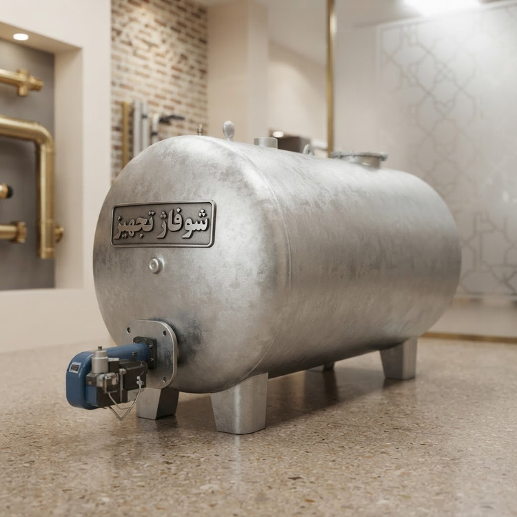 آبگرمکن صنعتی افقی 1200 لیتری
